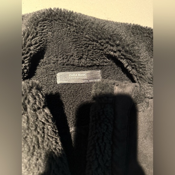 Black sherpa jacket - Picture 2 of 3